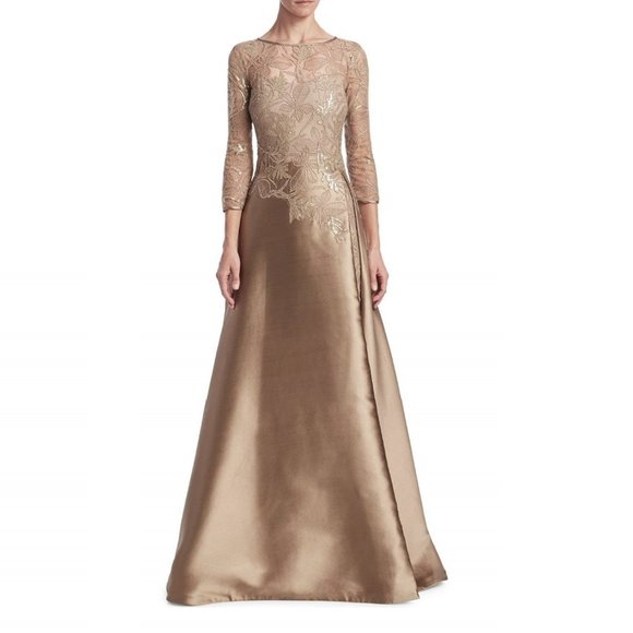 Teri Jon Dresses & Skirts - Teri Jon by Rickie Freeman Illusion Top Gown